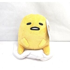 Sanrio Hello Kitty and Friends Gudetama The Lazy Egg Classic 8" Plush Brand New